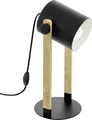 Eglo Tischleuchte Hornwood schwarz natur 42 x 21 x 18 cm E27  Lampen
