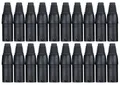 Pronomic Steckerset XLR-Male 20 Stk. schwarz
