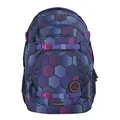 Coocazoo Schulrucksack MATE „Indigo Illusion”, lila, ergonomischer & anpassbarer Tornister, höhen- & größenverstellbar, mit Brustgurt & Hüftgurt, ab der 3. Klasse