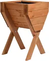 Hochbeet Klein Kräuterbeet Pflanzkasten Tischbeet Blumenbeet Pflanzbeet Braun