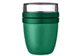 Mepal Lunchbox Lunchpot Mini Ellipse, Vivid Green, Praktischer Müslibecher, Polypropylen (PP), PCTG, Geeignet für Gefrierschrank, Mikrowelle & Spülmaschine - 300 + 120 ml