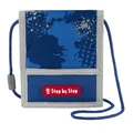 Step by Step Brustbeutel „Rocket Novo“, blau, mit Sichtfenster, Münzfach mit Reißverschluss, Schlüsselbefestigung, zum Umhängen, für Kinder ab der 1. Klasse
