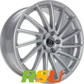 4x Diewe Briosa argento silber 8.5x19" ET43 LK5 108 ML 63.4 Alufelgen 19 Zoll