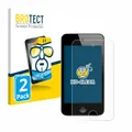BROTECT (2 Stück Schutzfolie für Apple iPod Touch (4. Gen.) Displayschutz Folie Made in Germany, Ultra-Klar