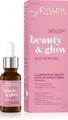 Eveline Cosmetics Beauty&Glow Illuminierendes Serum mit natürlichem Botox-Effekt - Veganes, Hydratisierendes & Glättendes Gesichtsserum mit Ferulasäure & Argireline - 30ml