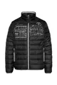 Camp David Herren Leichte Steppjacke mit Logo Prints und Tapes Black, 4xl