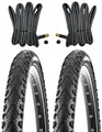 KENDA 2X Fahrradreifen 20 Zoll Reifen 20x1.75 47-406 inkl. 2X Schlauch mit AV gl