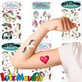 EINHORN TATTOO SET - 68 Kinder Tattoos Kindergeburtstag Kindertattoos Mitgebsel