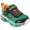 Skechers PLAY SCENE Lauflernschuh, Sneaker, Babyschuh mit Klettverschluss, Größenschablone zum Download grün 24 EU
