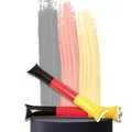 elasto PROMOTION FOR LIFE Aufblasbare Cheering Sticks 2er Deutschland - Inflatable Stick & Clapper - EM 2024 Fan Artikel - Europameisterschaft Accessoires, Farbe:Deutschland-Farben