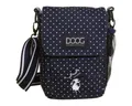 DOOG Umhängetasche Shoulder Bag - Schultertasche Stella navy/polka dot
