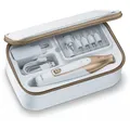 Beurer MP 64 Maniküre/Pediküre-Set weiß/bronze LED-Licht Links-/Rechtslauf NEU