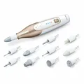 Beurer MP 64 elektrisches Maniküre Pediküre-Set kabellos 10 Aufsätze LED Licht