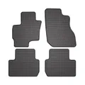OMAC Gummi Fußmatten kompatibel mit Mitsubishi Outlander PHEV 2014-2020 Matten Schwarz 4X
