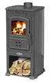 EEK A Kaminofen Anthrazit Holzofen 7,2 kW Kamin Zar Ofen Dauerbrandofen Werkstattofen Schwedenofen Hüttenofen Heizofen