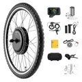 VEVOR 1000 W Elektro-Fahrrad Kit, 48 V 420 U/min φ650mm Vorderrad-E-Bike-Nabenmotorsatz mit verbessertem Geschwindigkeitsregler, Gasgriffsatz, LCD-Display und PAS-System für Rennrad
