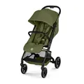 CYBEX Gold Kinderwagen BEEZY mit Ergonomischer Liegeposition, Ab Geburt bis ca. 4 Jahre (max. 22 kg), Kompakt faltbar, Einhand-Gurtsystem, Moss Green