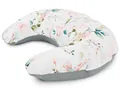 Amilian Stillkissen Klein – Lagerungskissen Stillhörnchen – Schwangerschaftskissen für Schwangere – Babylesekissen Seitenschläferkissen – Nursing Pillow - Kolibri Salbei