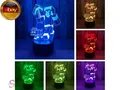 Minec Licht, Minec Nachtlicht, 3D Illusionslicht, Minec Smartes 7 Farben LED