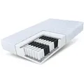 Taschenfederkernmatratze METISMAX H3 90x200, 140x200, 180x200 cm & weitere Größen, FDM, 16 cm hoch, (Matratze mit waschbarem Premium Bezug, Allergiker geeignet) 100 cm x 200 cm x 16 cm