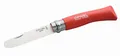 Opinel No 07, Kindermesser, rostfrei, Buchenholz rot
