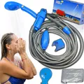 Campingdusche Tragbare mit Pumpe 3560W Outdoordusche mit Duschkopf und Wasser...