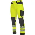 Würth MODYF Arbeitshose Fluo EN 20471 für Profis Strapazierfähige Hi-Vis Arbeitshose für Herren gelb 44