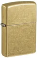 Zippo wiederaufladbar, winddicht, hergestellt in den USA, Gold, Unisex