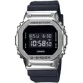 Chronograph CASIO G-SHOCK, schwarz, silberfarben, Armbanduhren, Herren, Quarzuhr, Armbanduhr, Herrenuhr,digital,bis 20bar wasserd.Resinarmband