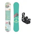 F2 Set Snowboard Junior Freedom Girl Mint 135cm + Pipe Bindung M