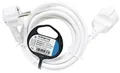 Kopp Verlängerung mit Flachstecker, H05VV-F3G1,5mm², 3m