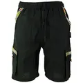 Guru-Shop Relaxhose Ethno Yogashorts im Goastyle - schwarz Hippie, Ethno Style, alternative Bekleidung schwarz S