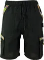Guru-Shop Short Herren Ethno Yogashorts im Goastyle - schwarz schwarz S