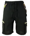 GURU SHOP Ethno Yogashorts im Goastyle - Schwarz, Herren, Size:S