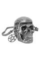 KILLSTAR Schädel Handtasche - Grave Digger Skull Gunmetal Gothic Totenschädel