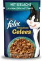 FELIX 26er Pack Sensations Gelees Nassfutter Seelachs Tomate Gelee 26x85g