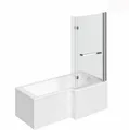 Deluxe Badewanne WHABA-ELARA-LI 170 x 85cm links Dusche Wanne