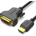 HDMI auf DVI Kabel 1.8 m High Speed für Monitor, Laptop, Blu-Ray, Spiele