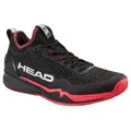 Head Endure Pro Clay/Sandplatz schwarz/rot Herren Tennisschuh schwarz 44,5 EU