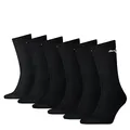 Puma Sports Socks Cush Crew (6 Pair Pack), Black, 2.5-5 UK (35-38 EU)