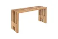 House Nordic Sitzbank in Braun, Teak - 90x49x30cm (BxHxT)