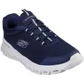 Skechers GLIDE-STEP Slip-On Sneaker, Trekkingschuh, Freizeitschuh, Sneaker zum Schlupfen blau 42 EU