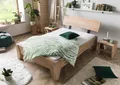 MASSIVMOEBEL24 Bett Akazie160x200 natur lackiert PURE ACACIA #313