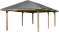 weka Pavillon Gartenoase 651 B Gr.3, 19 mm Massivholzdach