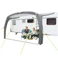 Skandika Vorzelt Vika Air Caravan 400 aufblasbares Vordach Wohnwagen grau Neu