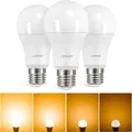 Linkind 3er-Pack 13W Dimmbar E27 LED Lampe, ersetzt 100 Watt, 2700 Kelvin Warmweiß 1521Lm E27 A60 Edison Birne mit 220° Abstrahlwinkel, Dimmbar E27 LED Leuchtmittel