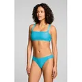 PUMA Bandeau-Bikini-Top PUMA SWIM WOMEN BANDEAU TOP, breite, verstellbare Träger mit Logoschriftzug blau M