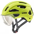 uvex Stride Visor MIPS Fahrrad Helm matt lime gelb 2026 53-56 cm Unisex