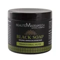 Beaute Savon Noir schwarze Seife mit Olivenöl natürliche Hautpflege 200g
