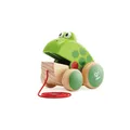 Hape Nachziehfrosch Fridolin, Holzspielzeug ab 12 Monaten
